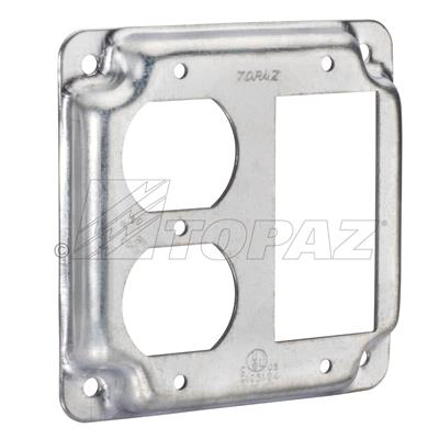 Product image for TPZ C2237 4" SQ COVER GFI / DUPLEX