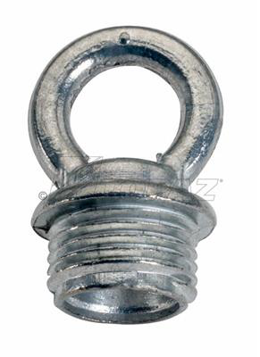 Product image for Topaz Corp 71-1/2 Inch Threaded Die-Cast Zinc Fixture Loop