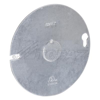 Product image for TPZ RC141 4" ROUND STEEL COVER FLAT