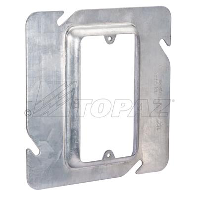 Product image for TPZ F1453 4-11/16. 1 GANG SQ STL RI