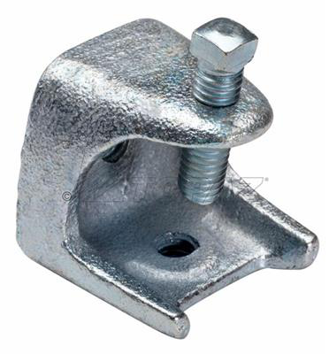 Product image for Topaz Corp 124 1/2-13 Inch Zinc Plated Malleable Iron Beam Clamp