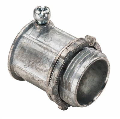 Product image for Topaz Corp 635 1-1/2 Inch Die-Cast Zinc Set Screw EMT Connector