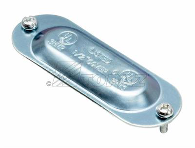 1" Steel with Zinc Plating Conduit Body Covers