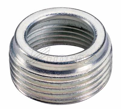 Product image for Topaz Corp RB9 1-1/2 x 3/4 Inch Zinc Plated Steel Rigid/IMC Reducing Bushing