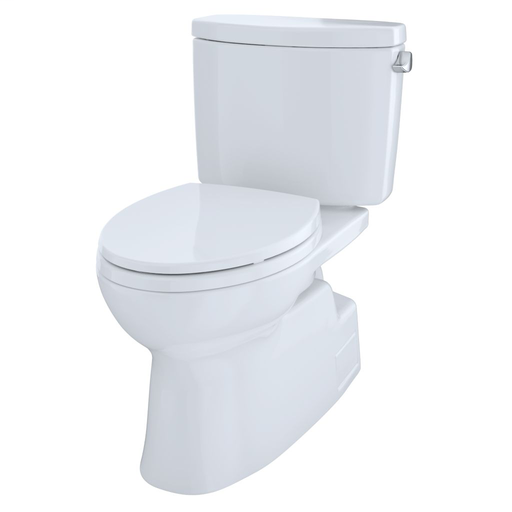 Vespin® II Two-Piece Toilet, Elongated Bowl - 1.28 GPF - Cotton - Trip Lever Position: Right Hand Lever