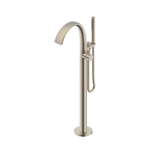 ZN Freestanding Tub Filler - Brushed Nickel