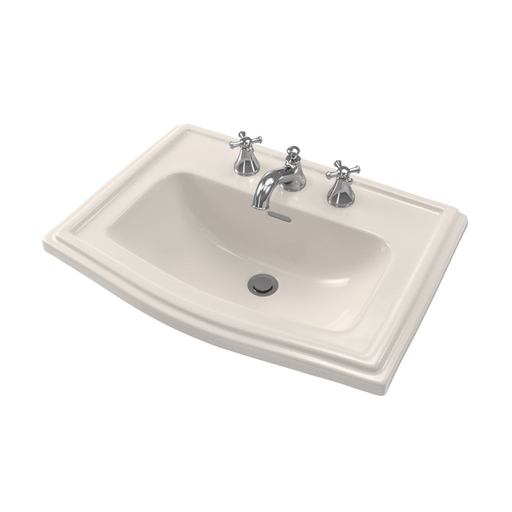 Clayton® Self Rimming Lavatory - Sedona Beige - Faucet Mount: 8 Inch Mount