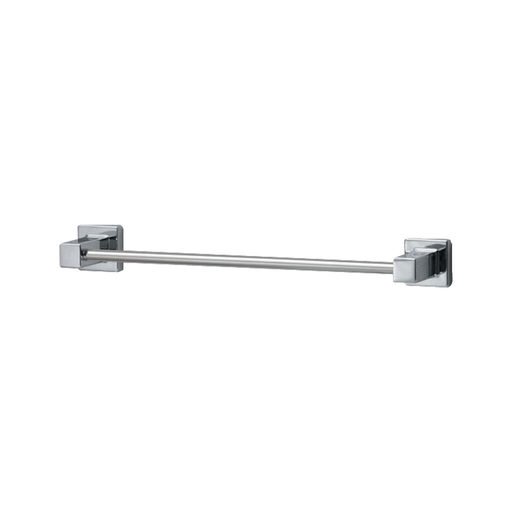 L-Series Square 16" Towel Bar - Polished Chrome Finish