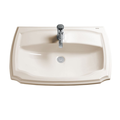Guinevere® Self-Rimming Lavatory - Sedona Beige - Faucet Mount: Single Hole Mount