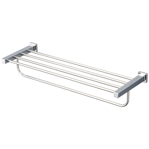 L-Series Square Towel Shelf - Polished Chrome Finish