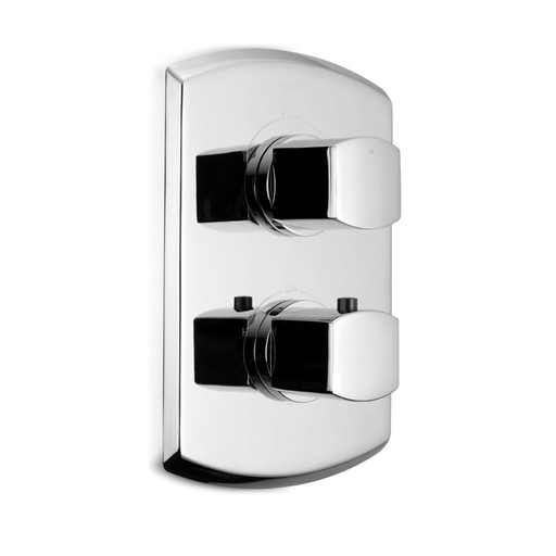 Soirée® Thermostatic Mixing Valve Trim with Dual Volume Control - Brushed Nickel