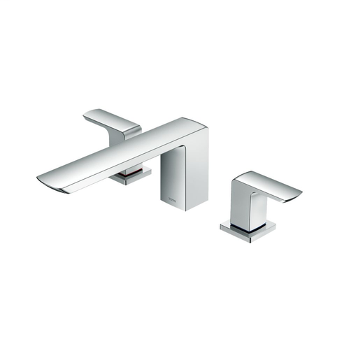GR Three-Hole Roman Tub Filler Trim - Polished Chrome Finish