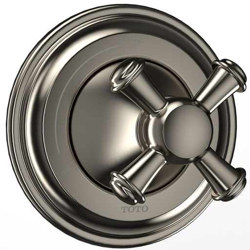 Vivian™ Two-Way Diverter Trim - Cross Handle - Brushed Nickel