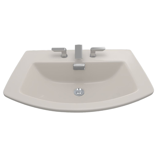 Soirée® Self-Rimming Lavatory - Sedona Beige - Faucet Mount: Single Hole Mount