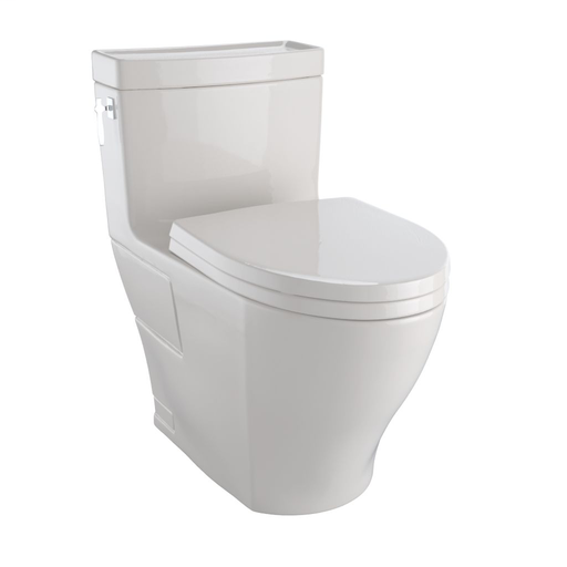 Aimes® One-Piece Toilet, 1.28GPF, Elongated Bowl - WASHLET®+ Connection - Sedona Beige