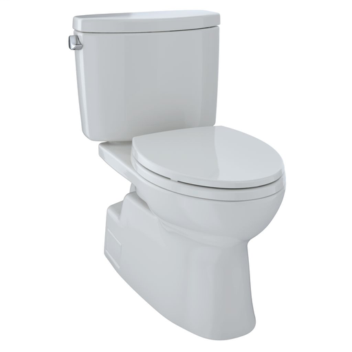 Vespin® II Two-Piece Toilet, Elongated Bowl - 1.28 GPF - Colonial White - Trip Lever Position: Left hand Lever