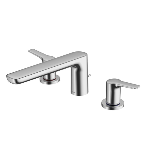 GS Three-Hole Roman Tub Filler Trim - Polished Chrome Finish