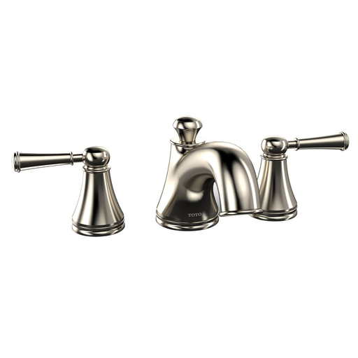 Vivian™ Deck-Mount Tub Filler Trim with Lever Handles - Brushed Nickel