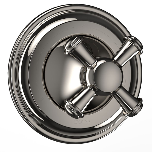 Vivian™ Three-way Diverter Trim- Cross Handle - Polished Nickel