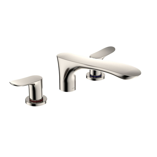 GO Three-Hole Roman Tub Filler Trim - Polished Nickel