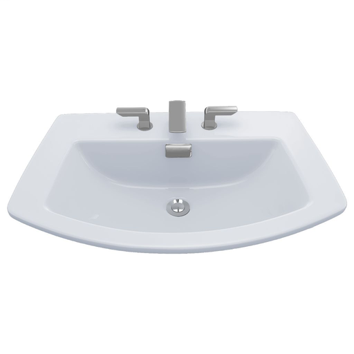 Soirée® Self-Rimming Lavatory - Cotton - Faucet Mount: Single Hole Mount