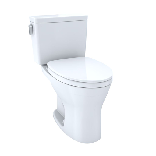 Drake® 10" Rough-In - 1G Toilet, 1.0 GPF & 0.8 GPF Elongated Bowl - Universal Height - Cotton