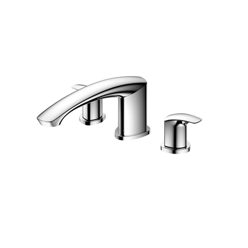 GM Three-hole Roman Tub Filler Trim - Polished Nickel