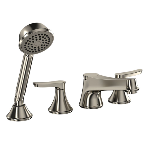 Wyeth™ Deck-Mount Tub Filler Trim with Handshower - Brushed Nickel