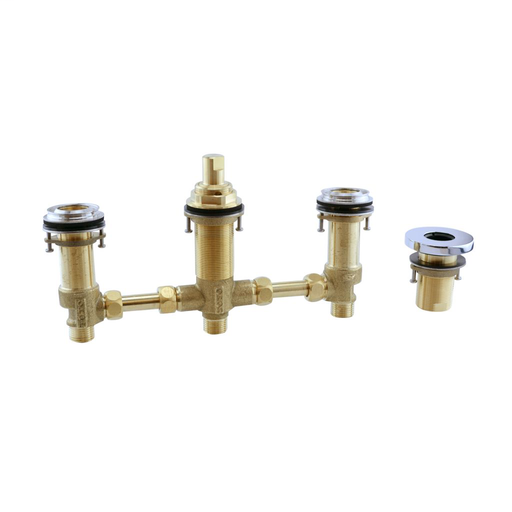 Four-Hole Roman Tub Filler Rough-in - Brushed Nickel