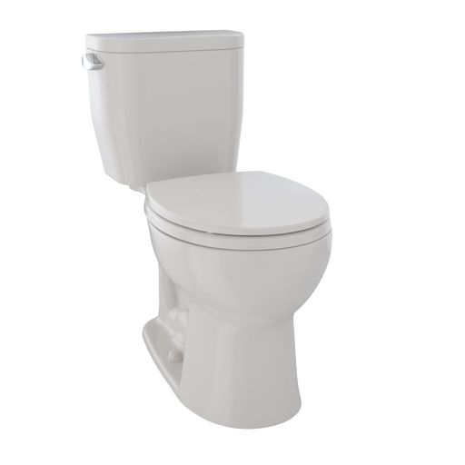 Entrada™ Close Coupled Round Toilet 1.28GPF - Sedona Beige - Trip Lever Position: Left hand Lever
