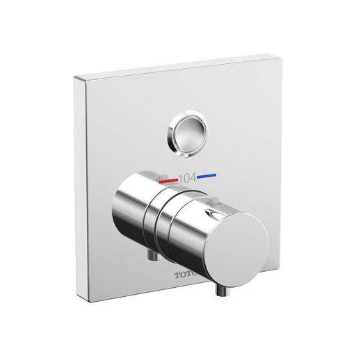 Thermostatic Mixing Valve 1-Function Trim - Polished Chrome Finish