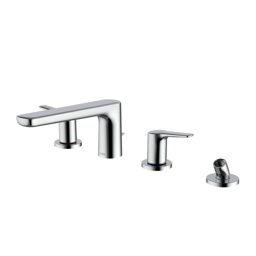 GS Four-Hole Roman Tub Filler Trim - Polished Chrome Finish