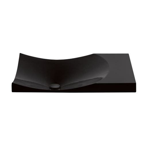 Waza® Noir™ Cast Iron Self-Rimming Lavatory - Matte Black