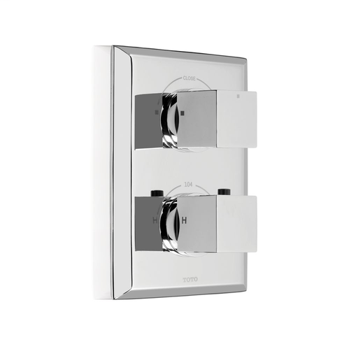 Lloyd® Thermostatic Mixing Valve - Dual Volume Control - Polished Chrome Finish