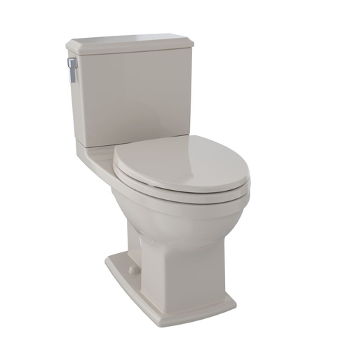 Connelly® Two-Piece Toilet 1.28 GPF & 0.9 GPF, Elongated Bowl - Bone - Trip Lever Position: Left hand Lever