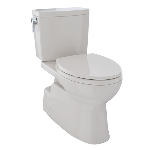 Vespin® II 1G Two-Piece Toilet, Elongated Bowl - 1.0 GPF - Sedona Beige - Trip Lever Position: Left hand Lever