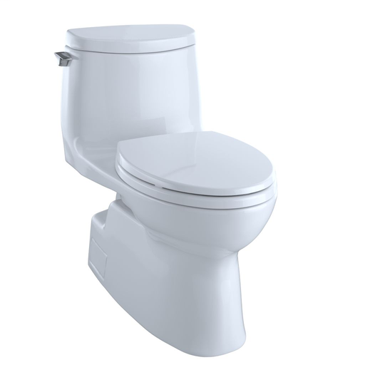 Carlyle® II 1G One-Piece Toilet, 1.0 GPF, Elongated Bowl - Cotton - Trip Lever Position: Left hand Lever