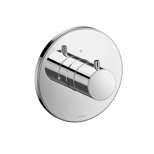 Volume Control Valve Trim - Round - Polished Chrome Finish