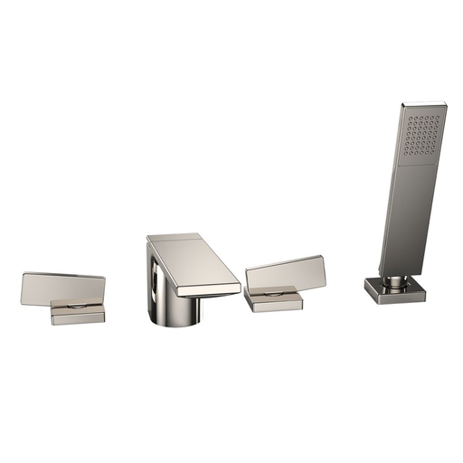 Legato® Deck-Mount Tub Filler Trim with Handshower - Polished Nickel