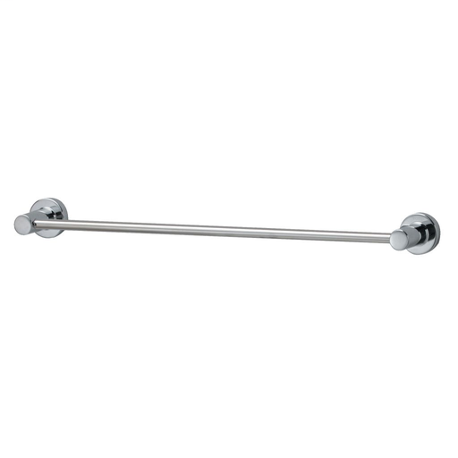 L-Series Round 24" Towel Bar - Polished Chrome Finish
