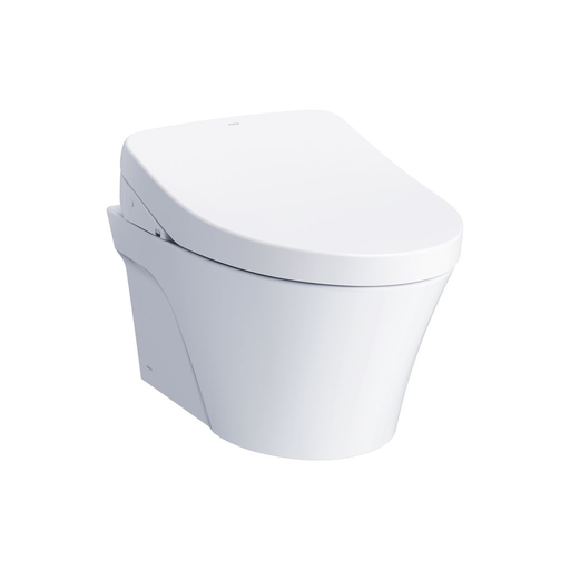 AP WASHLET®+ S550e Wall-Hung Toilet - 1.28 GPF & 0.9 GPF - Auto Flush - Matte Silver