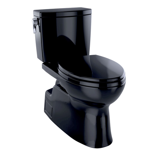 Vespin® II 1G Two-Piece Toilet, Elongated Bowl - 1.0 GPF - Ebony - Trip Lever Position: Left hand Lever