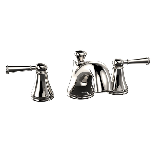 Vivian™ Deck-Mount Tub Filler Trim with Lever Handles - Polished Nickel