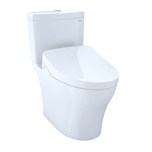 Aquia® IV - WASHLET®+ S550e Two-Piece Toilet - 1.28 GPF & 0.8 GPF - Cotton - Auto Flush: With Auto Flush