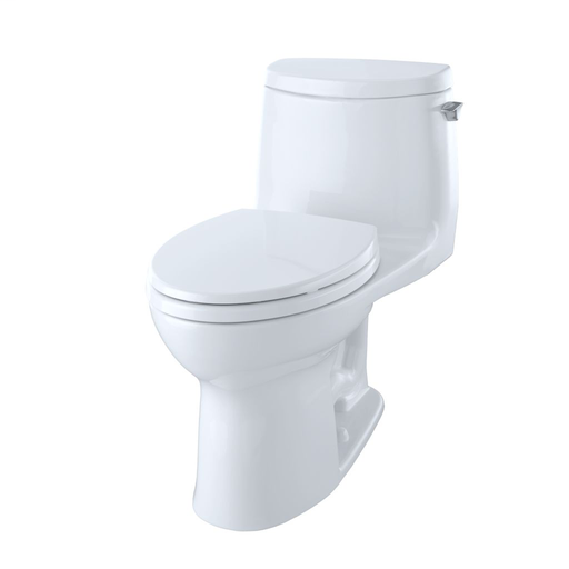 UltraMax® II 1G One-Piece Toilet, Elongated Bowl - 1.0 GPF - Cotton - Trip Lever Position: Right Hand Lever