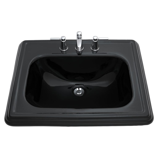 Promenade® Self Rimming Lavatory - Ebony - Faucet Mount: 4 Inch Mount