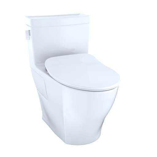 Legato™ One-Piece Toilet, 1.28GPF, Elongated Bowl - WASHLET®+ Connection - Slim Seat - Cotton
