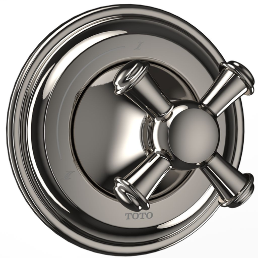 Vivian™ Two-Way Diverter Trim - Cross Handle - Polished Nickel