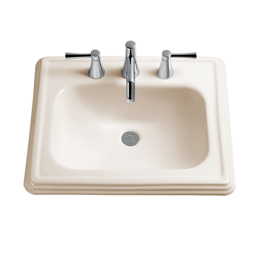 Promenade® Self Rimming Lavatory - Sedona Beige - Faucet Mount: 4 Inch Mount