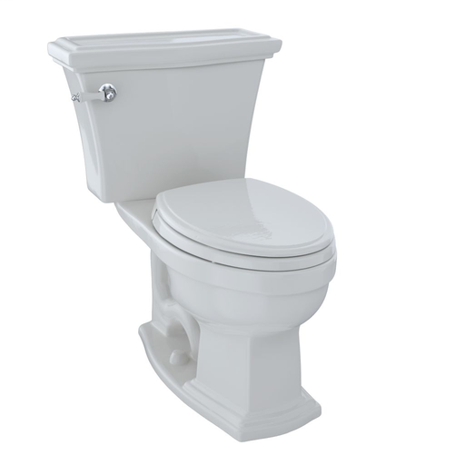 Eco Clayton® Two-Piece Toilet, 1.28 GPF, Elongated Bowl - Colonial White